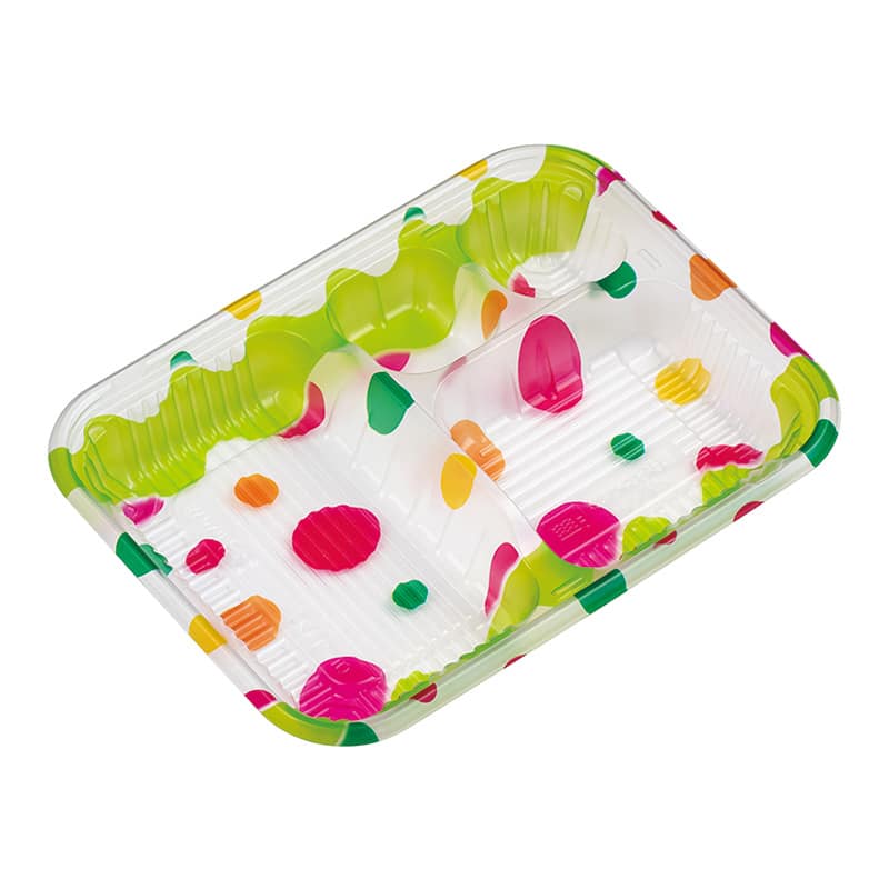 北原産業 弁当容器 KEP-10 本体 パプリカ BBF4005 50枚/袋（ご注文単位18袋）【直送品】