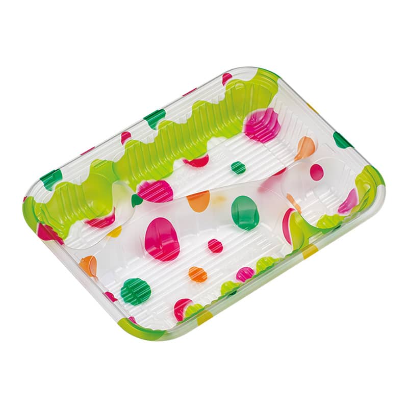 北原産業 弁当容器 KEP-10B 本体 パプリカ BBF4009 50枚/袋（ご注文単位18袋）【直送品】