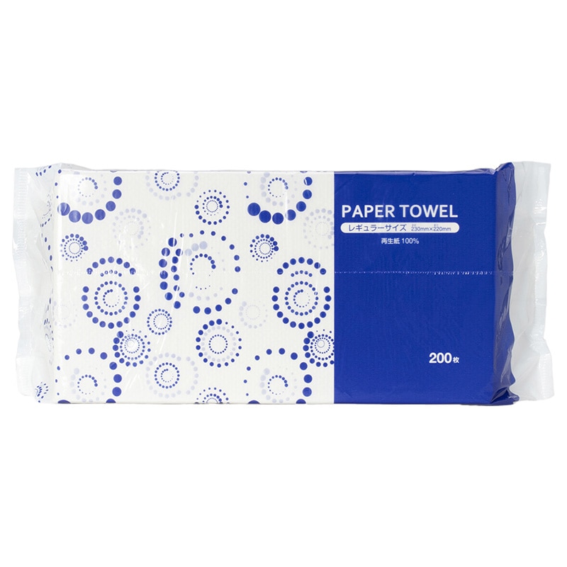 ASTペーパータオル レギュラー　200枚  1束（ご注文単位35束）【直送品】