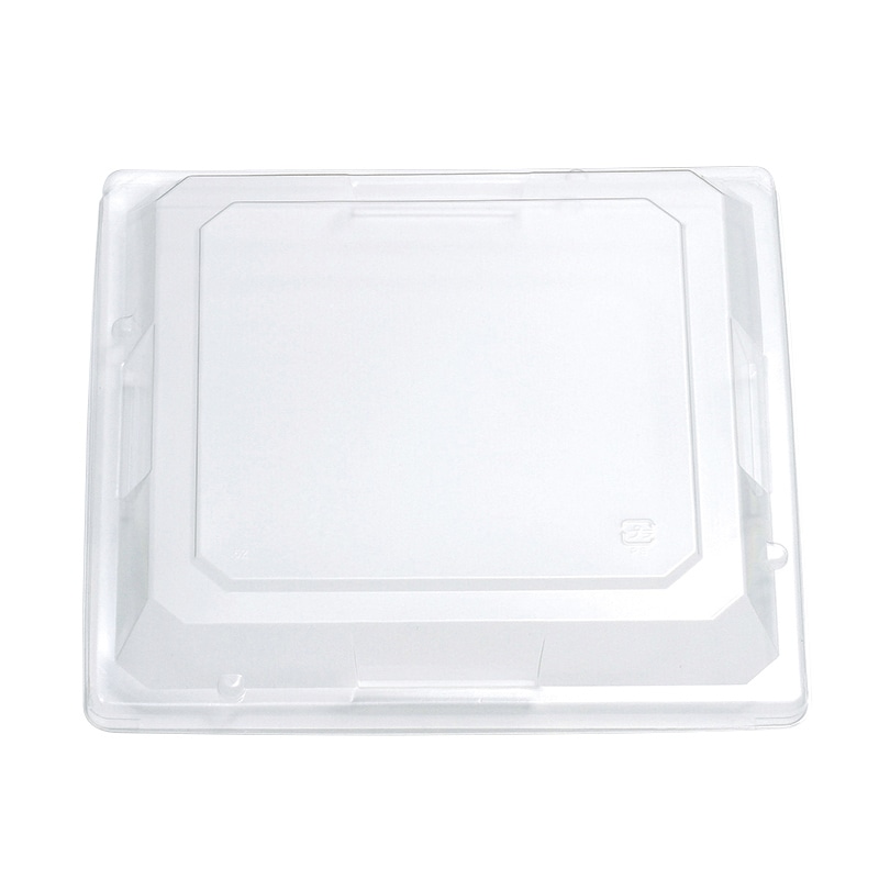 アヅミ産業 幕の内弁当容器 外嵌合高蓋 T-70 B 透明 50枚/袋(ご注文単位16袋)【直送品】
