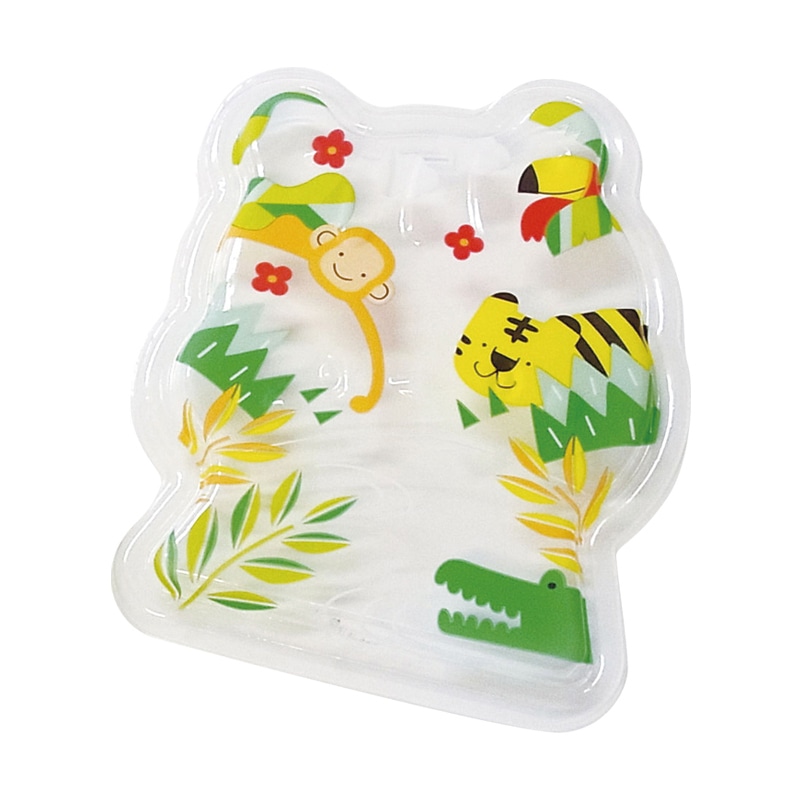 アヅミ産業 弁当容器　ジャングルセット YF-1  50枚/袋（ご注文単位12袋）【直送品】