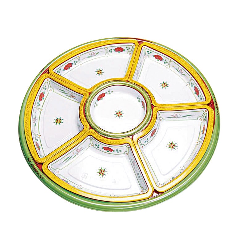 アヅミ産業 丸型オードブル容器　本体・蓋セット TOM-420　メラルド TOM420EMES-1 10セット/箱（ご注文単位10箱）【直送品】
