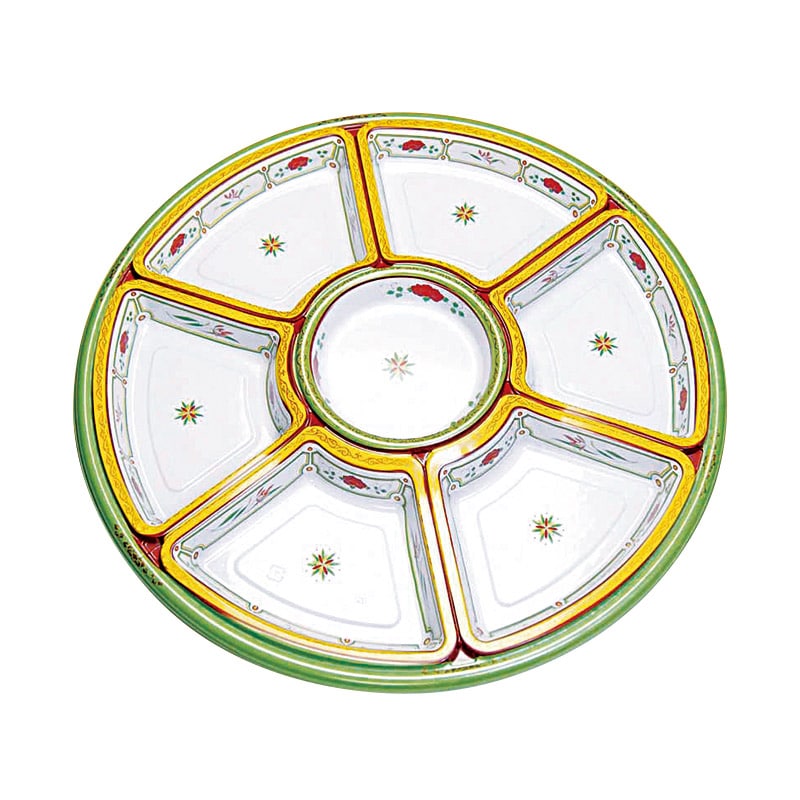 アヅミ産業 丸型オードブル容器　本体・蓋セット TOM-460　エメラルド TOM460EMES-1 10セット/箱（ご注文単位8箱）【直送品】