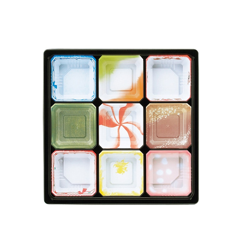 アヅミ産業 幕の内弁当容器 本体 T-70-E 柄付 50枚/袋(ご注文単位16袋)【直送品】