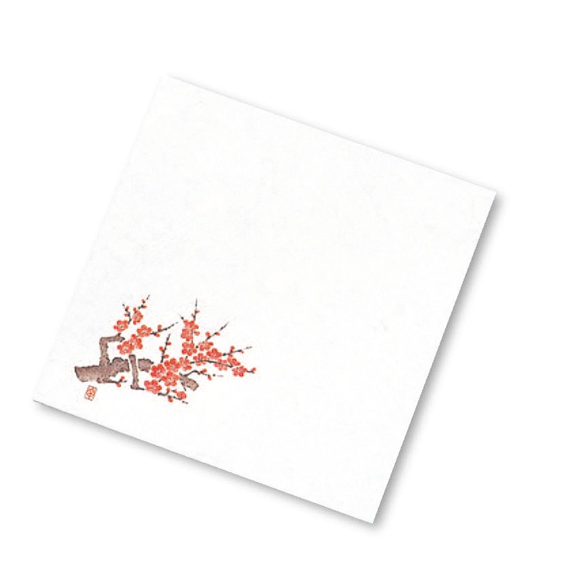 アーテック ニュー四季懐紙 4寸 NS-75　梅 1冊（ご注文単位1冊）【直送品】