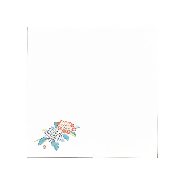 アーテック 耐油天紙　四季 5寸 TA-15　あじさい 1冊（ご注文単位1冊）【直送品】