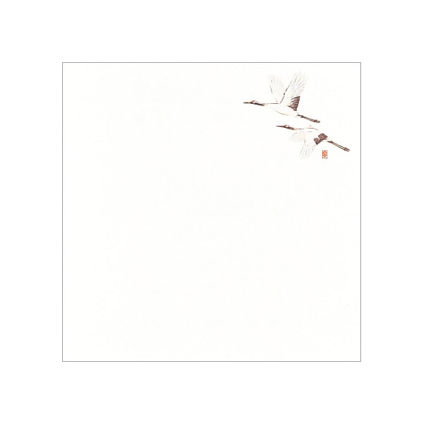 アーテック 耐油天紙　四季 5寸 TA-19　鶴 1冊（ご注文単位1冊）【直送品】