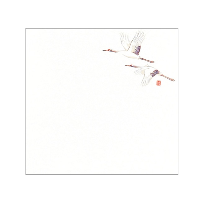 アーテック 耐油天紙　四季 4寸 TA-71　鶴 1冊（ご注文単位1冊）【直送品】