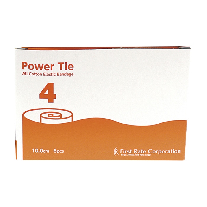パワータイ 弾力包帯 4号FR-307 6個入 1個(ご注文単位1個)【直送品】