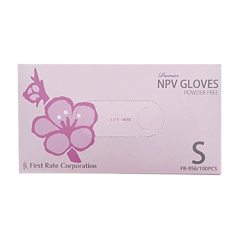 プレミアNPVグローブ バラ FR-956 S 100枚入 1個(ご注文単位1個)【直送品】