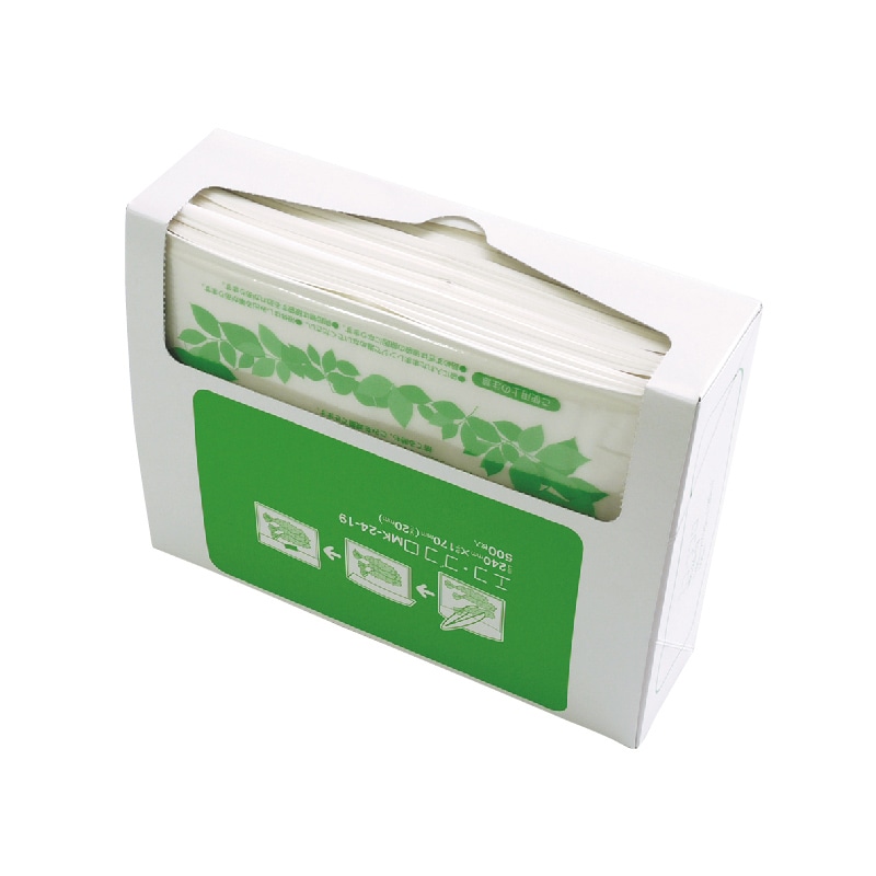 武蔵野産業 耐油袋 エコ・ゴコロ 中 500枚小箱入 500枚/箱(ご注文単位6箱)【直送品】