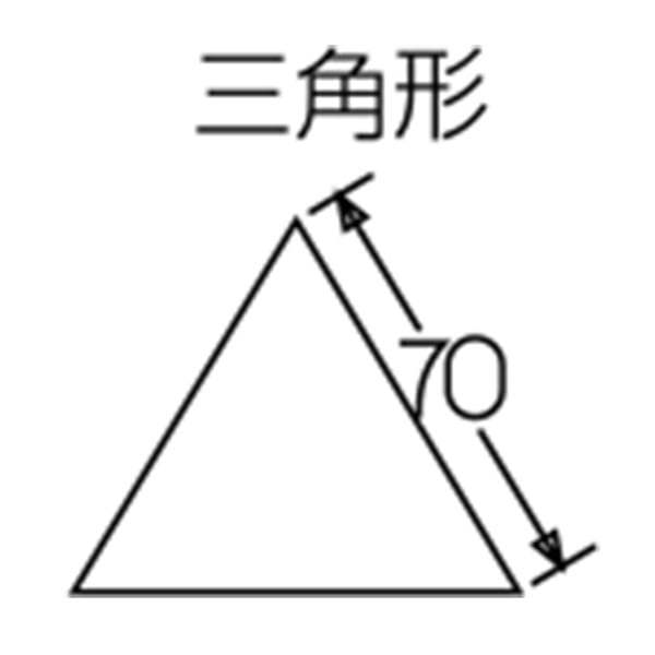 アルゴン 三角セルクル H30 108001920 1個(ご注文単位1個)【直送品】