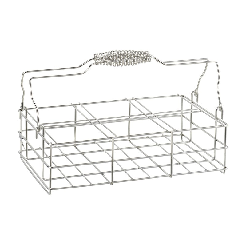 尿コップ立 ガラス 75φ用 6本立 SS85-6 配列2×3 1個(ご注文単位1個)【直送品】