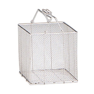 洗浄カゴ　角型　SS W300×D300×H300mm  1個（ご注文単位1個）【直送品】