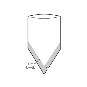 クリロン化成 絞り袋 くりろん絞り 170×230 KS-500 100枚/袋(ご注文単位20袋)【直送品】