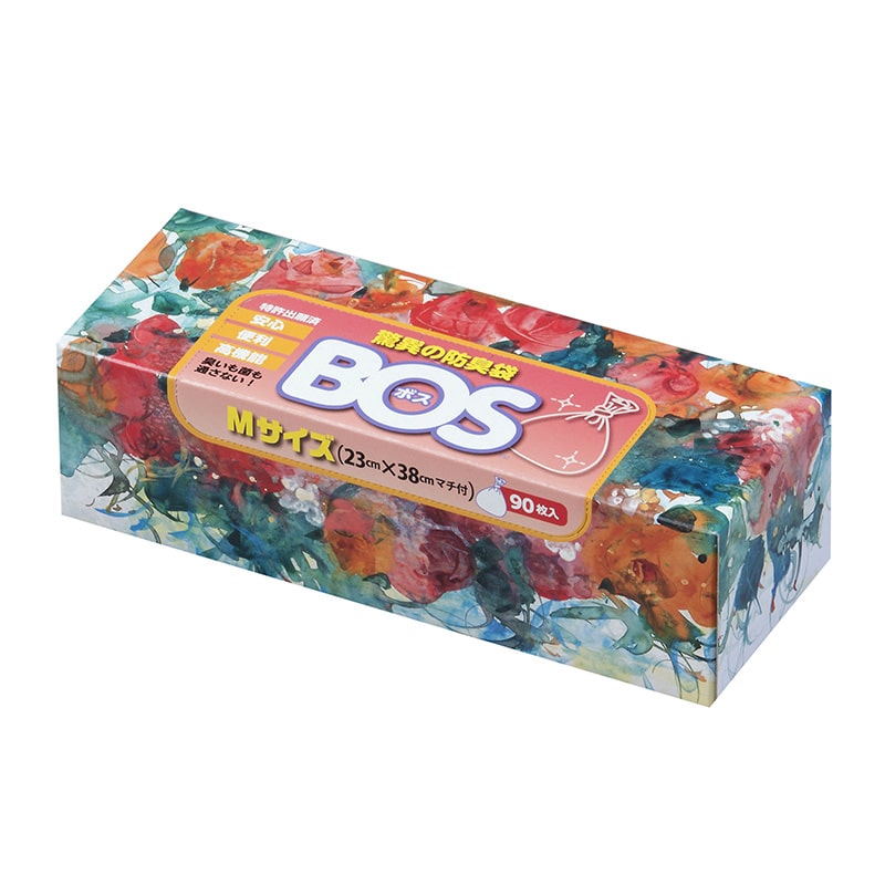 クリロン化成 驚異の防臭袋　BOS 箱型　M　90枚入  1箱（ご注文単位20箱）【直送品】
