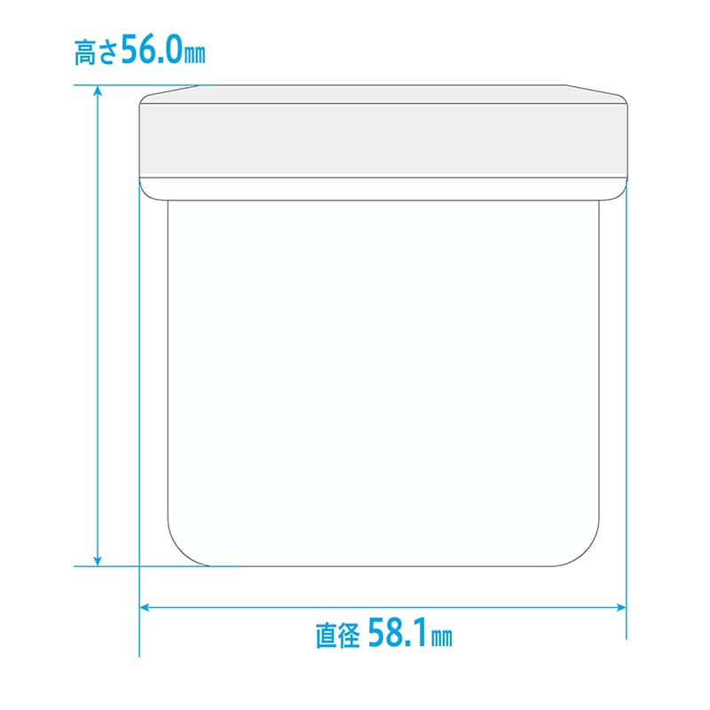 金鵄製作所 軟膏壷 定量タイプ 100ml 竹キャップ 20個/袋(ご注文単位1袋)【直送品】