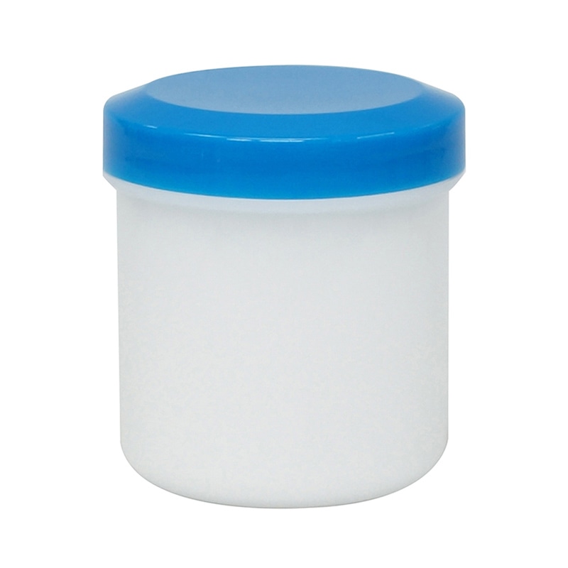 金鵄製作所 軟膏壷 定量タイプ 50ml 青キャップ 90個/箱(ご注文単位1箱)【直送品】