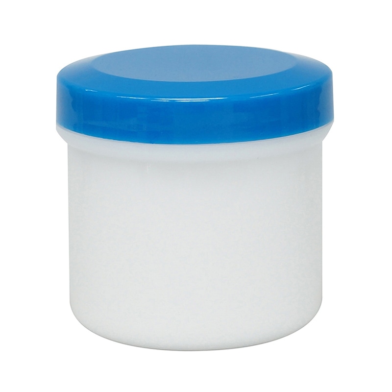 金鵄製作所 軟膏壷 定量タイプ 100ml 青キャップ 40個/箱(ご注文単位1箱)【直送品】