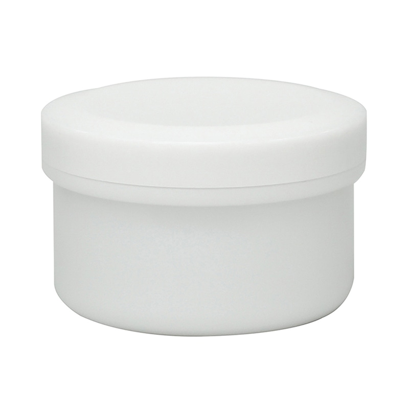 金鵄製作所 アルファ軟膏壷 増量タイプ 120ml 白キャップ 40個/箱(ご注文単位1箱)【直送品】