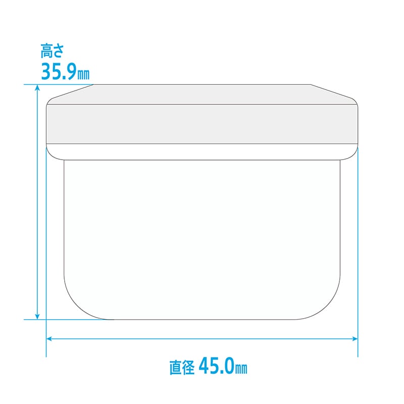 金鵄製作所 アルファ軟膏壷 増量タイプ 36ml クリームキャップ 30個/袋(ご注文単位1袋)【直送品】