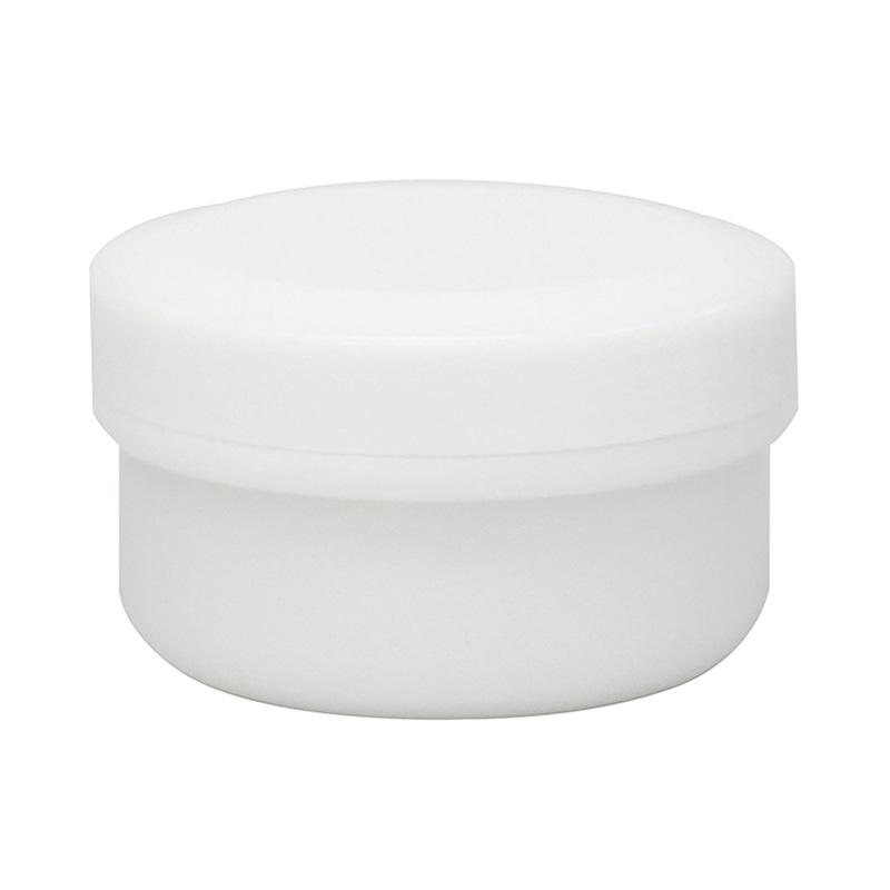 金鵄製作所 アルファ軟膏壷 増量タイプ 60ml 白キャップ 80個/箱（ご注文単位1箱）【直送品】