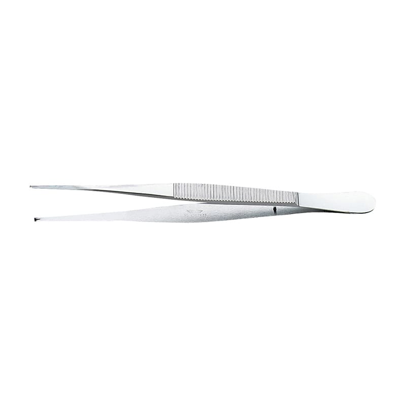 W印ピンセット　先細併式　細筋　有鈎 B-183S　ステンレス　180mm  1個（ご注文単位1個）【直送品】
