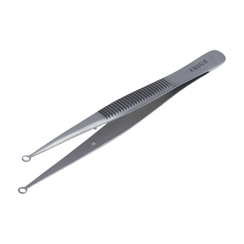 リングピンセット　3mm A502-0081　10cm  1個（ご注文単位1個）【直送品】