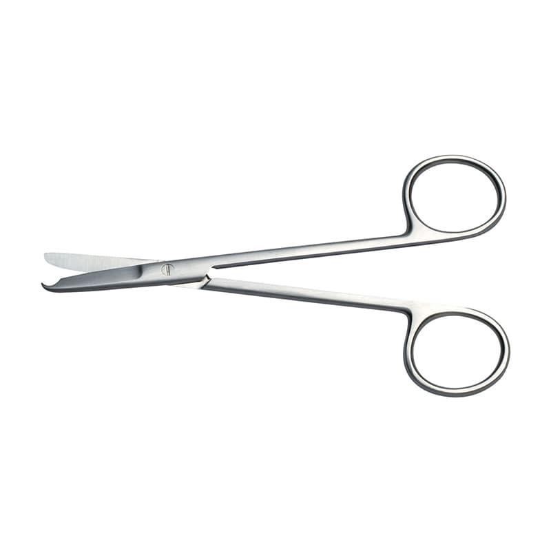 抜糸剪刀直　ネジ止B033-0465　13cm   1個（ご注文単位1個）【直送品】