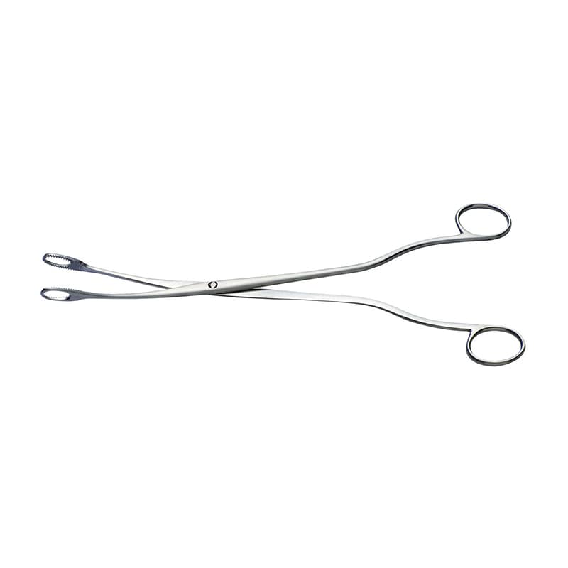 胎盤鉗子　G313-1003　25cm　9mm   1個（ご注文単位1個）【直送品】