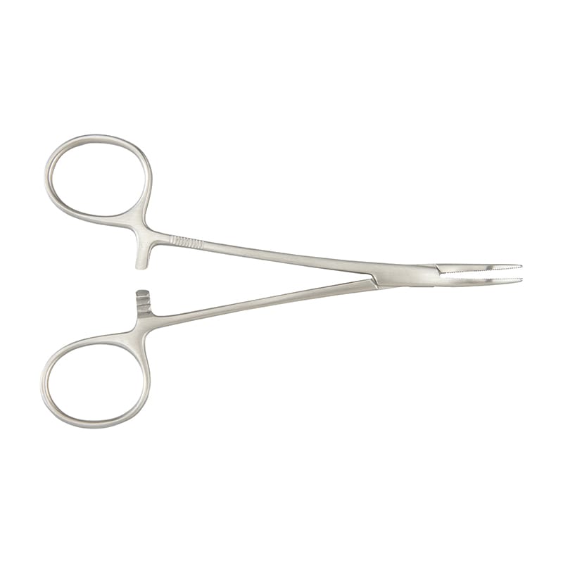 止血鉗子　モスキート　左利き用　反型 F052-0785-L　125mm  1個（ご注文単位1個）【直送品】