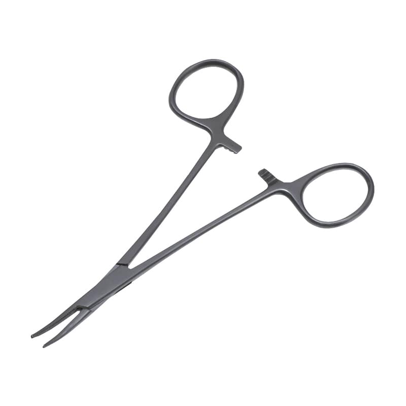 スーパーエコノミー 止血鉗子 モスキート D520-785 12cm 曲無鉤 1個(ご注文単位1個)【直送品】