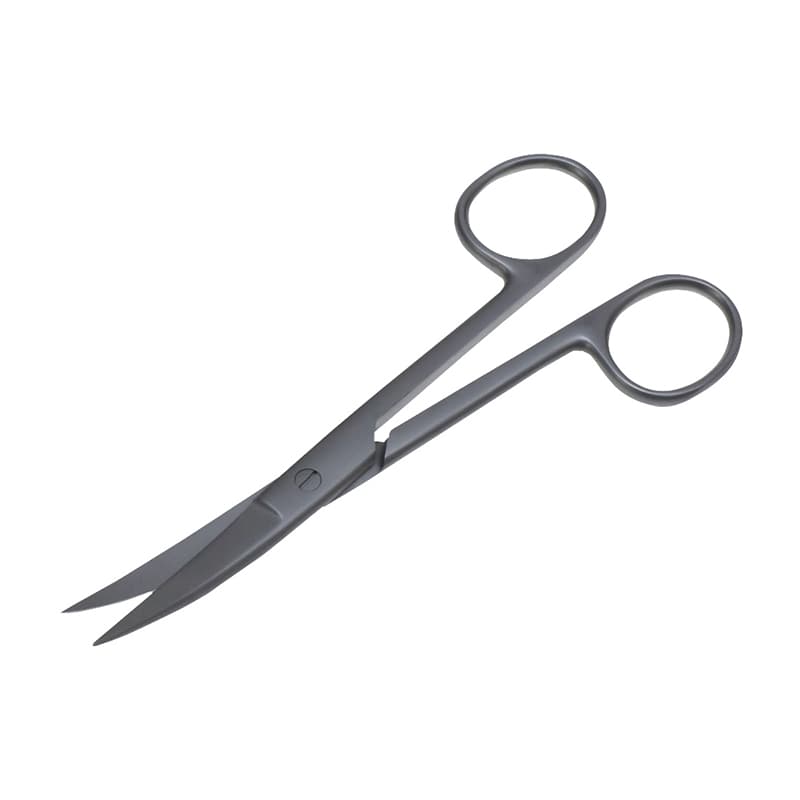 スーパーエコノミー　外科剪刀両尖　曲 14.5cm　D220-307  1個（ご注文単位1個）【直送品】