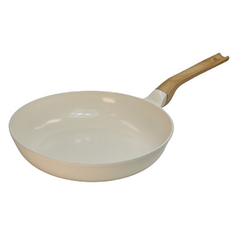 ナンセンジャパン 軽くて使いやすいセラミックフライパン 28cm ホワイト 1個（ご注文単位1個）【直送品】