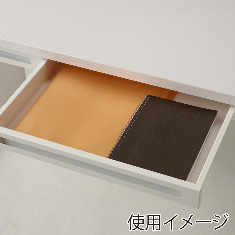 スチール製パソコンデスク 120cm ホワイト天板×ホワイト本体 1台（ご注文単位1台）【直送品】