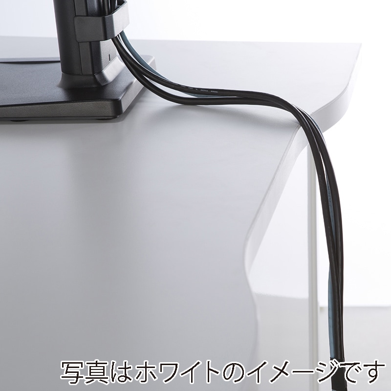 スチール製パソコンデスク 120cm 木目天板×ホワイト本体 1台(ご注文単位1台)【直送品】