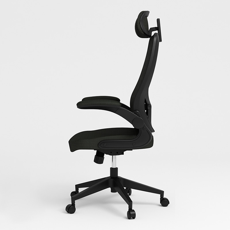 オフィス・デスクチェア ヘッドレスト付き 1台(ご注文単位1台)【直送品】