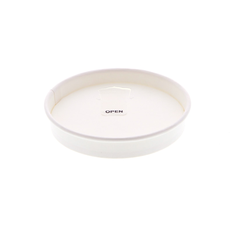 スマイル 紙コップ モデレカップ紙製リッド 9オンス用 白 50個/袋