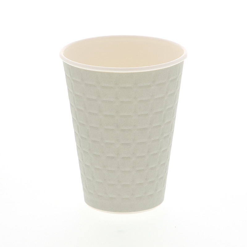 スマイル 紙コップ モデレカップ 13オンス グレー 50個/袋