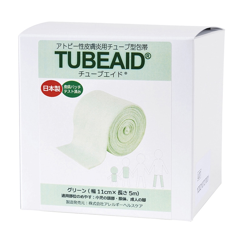 チューブ包帯 チューブエイド グリーン 395004 11cm×5M 1個(ご注文単位1個)【直送品】