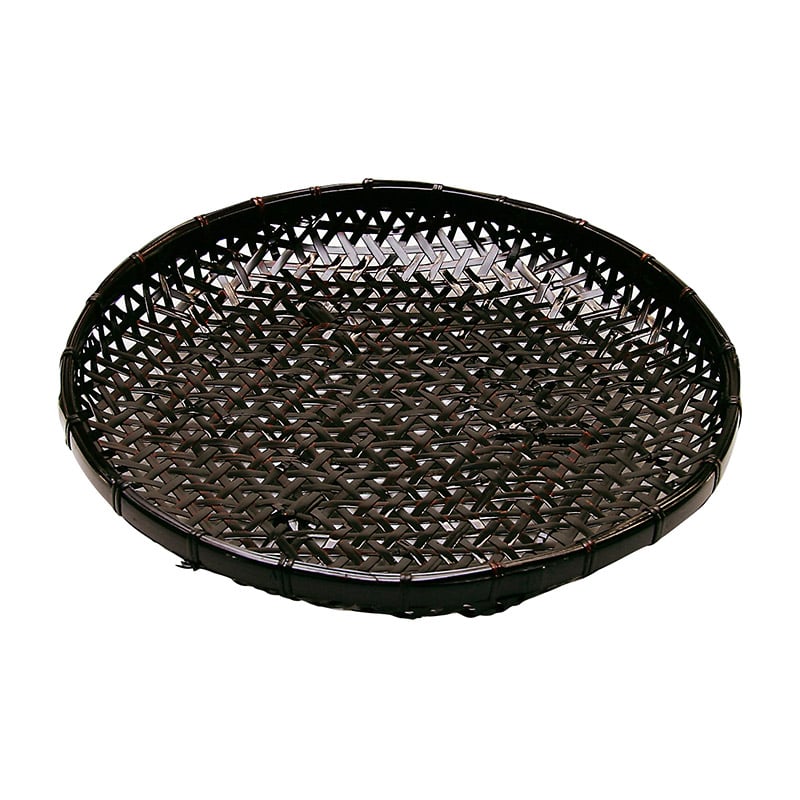 神堂 麻の葉編み篭 塗 中 14454 1個(ご注文単位1個)【直送品】