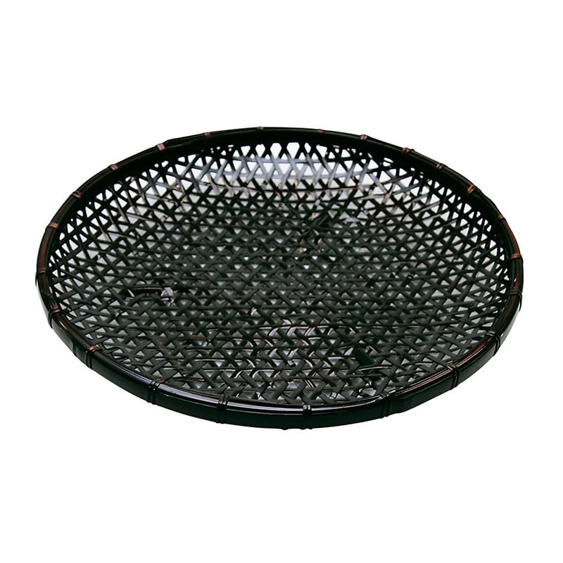 神堂 麻の葉編み篭 塗 大 14455 1個(ご注文単位1個)【直送品】