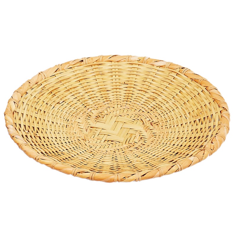 神堂 晒竹山路編みザル φ24cm 14443 1個（ご注文単位1個）【直送品】