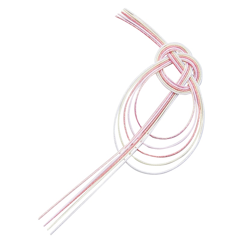 神堂 いろどり水引飾り 翔 09957 ピンク 50本/束(ご注文単位1束)【直送品】