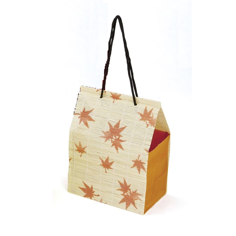 神堂 スダレバッグ　プリント  紅葉柄　04602 1枚（ご注文単位5枚）【直送品】