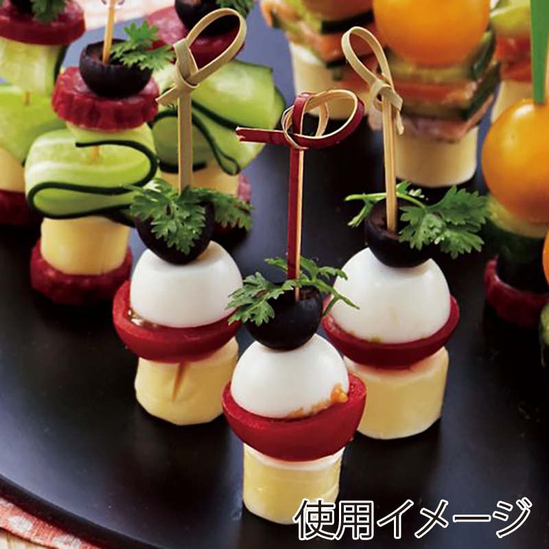 神堂 のし串 9cm 06066 緑 100本/パック(ご注文単位1パック)【直送品】