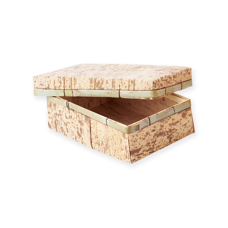 神堂 竹皮貼容器 S  5個/袋（ご注文単位5袋）【直送品】