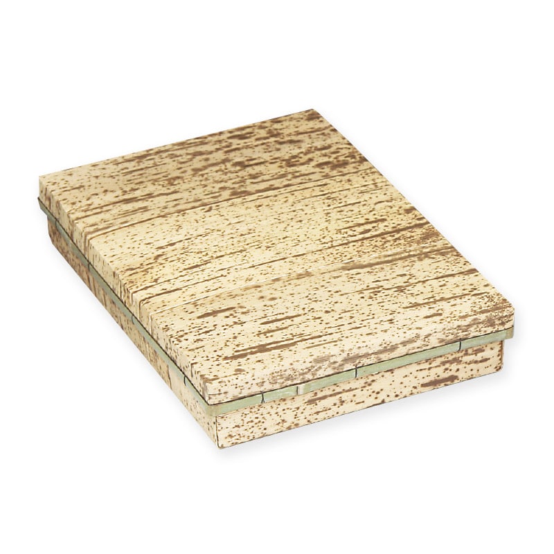 神堂 竹皮貼容器 3合 5個/袋(ご注文単位5袋)【直送品】