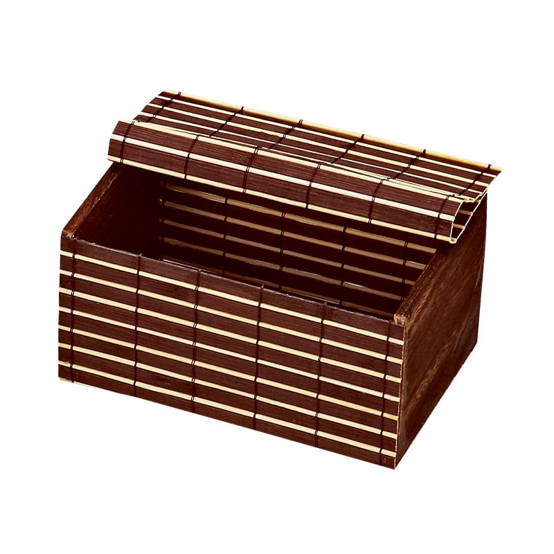 神堂 スダレバスケット ブラウン 小 16422 ブラウン 1個(ご注文単位1個)【直送品】