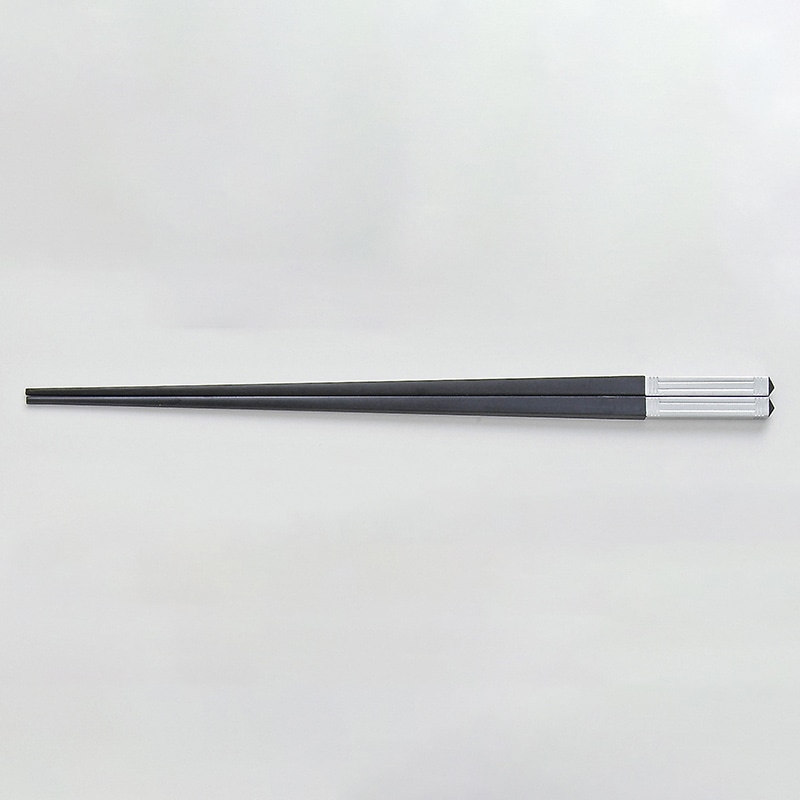 神堂 敬客食洗箸 20膳 スクエアシルバー　17847 20束/袋（ご注文単位20袋）【直送品】